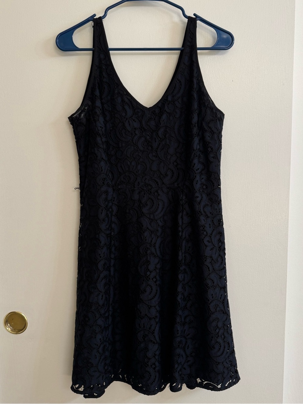 LOFT Classic Black and Dark Blue dress